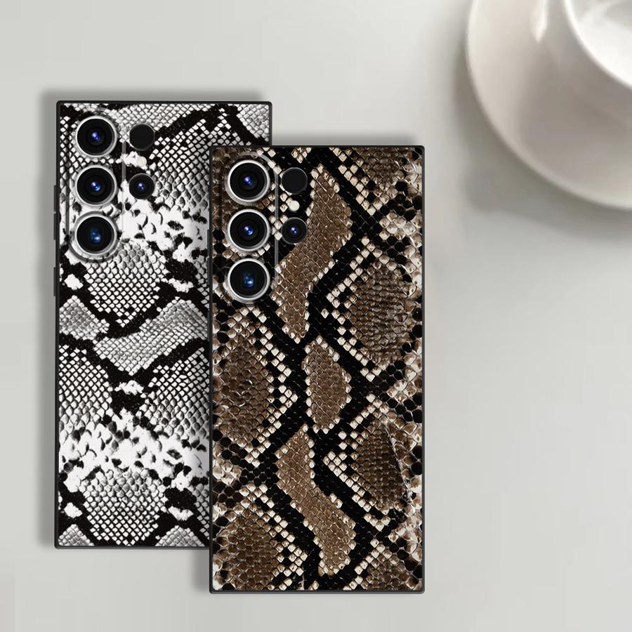 Tablet S9 Fe Accessories - Snake Skin Pattern Funda Phone Cover