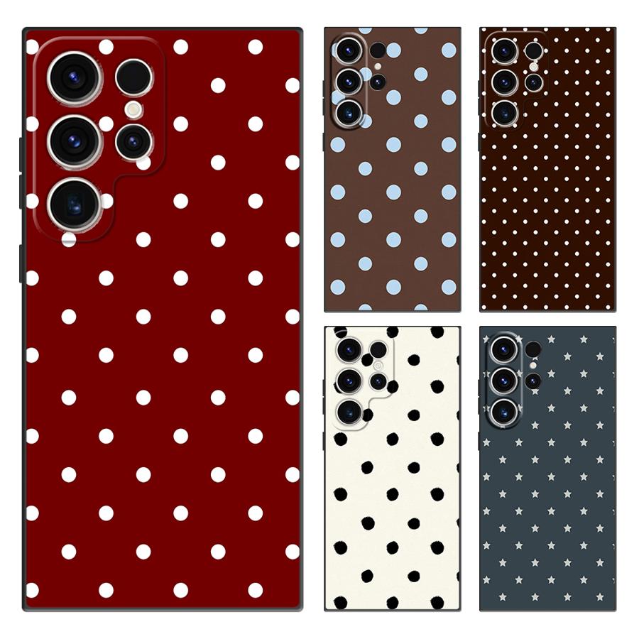 Tablet S9 Fe Accessories - Retro Polka Dots Funda Phone Cover