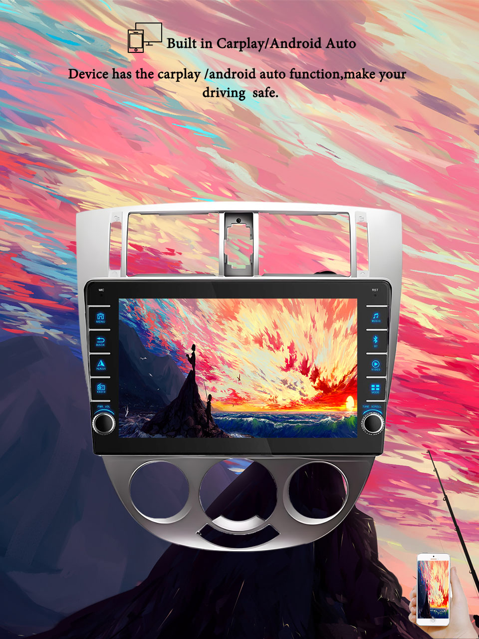 Tablet Danish Mobile & Accessories Photos - 8G+128G Android 14 For Chevrolet Lacetti