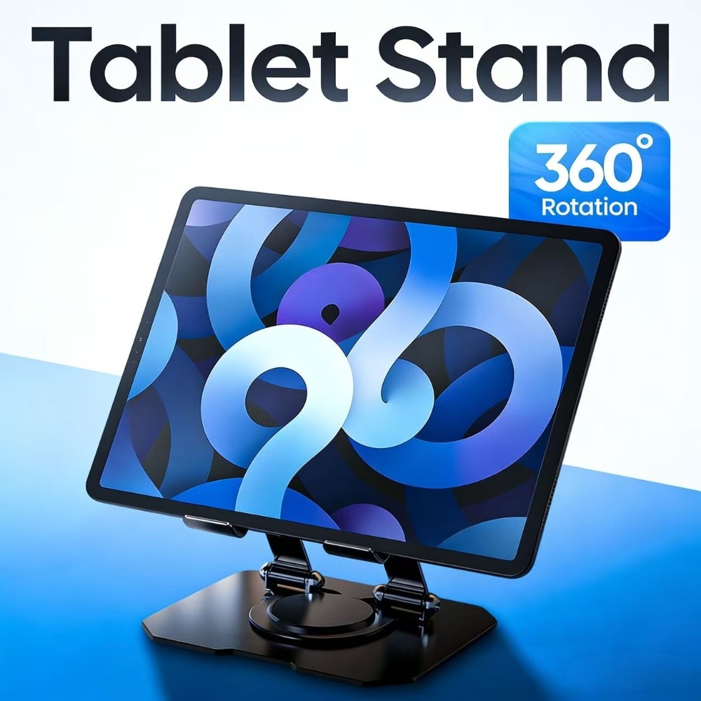 Blackview Tablet Accessories - 360° Rotatable Tablet Stand Adjustable Foldable