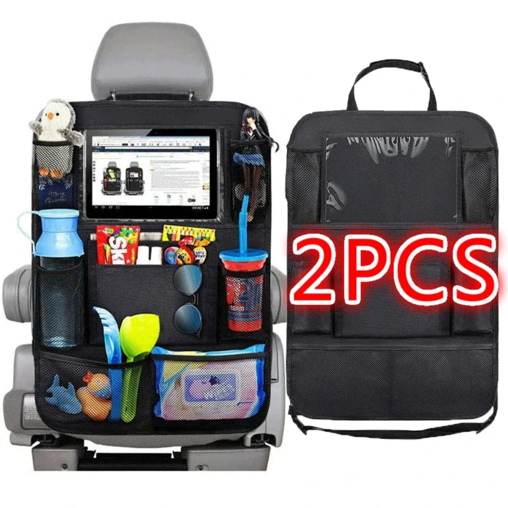 Tablet Accessories For Kids - Car Seat Back Organizer 9 Storage