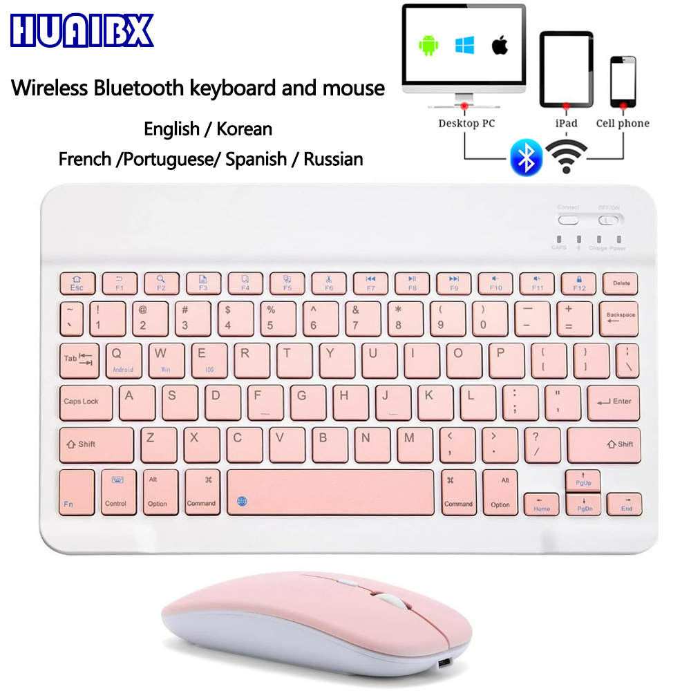 Tablet Accessories Kit - 10 lnch Wireless Bluetooth Mini Keyboard