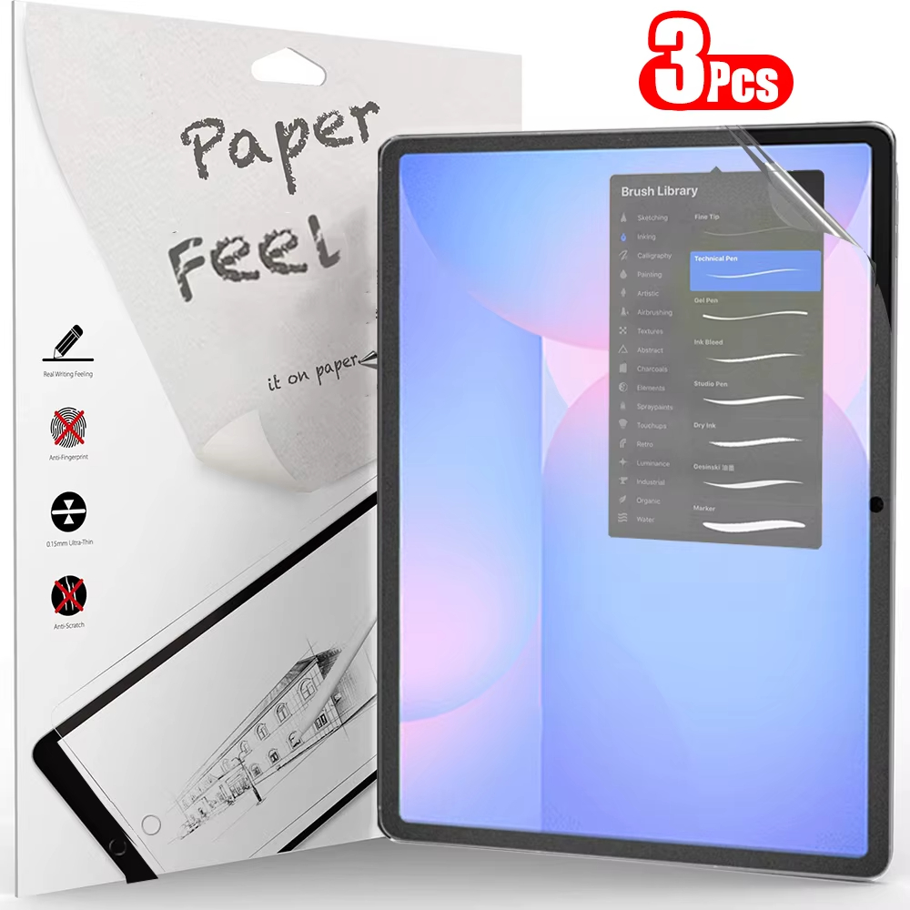 Tablet S9 Fe Accessories - 3Pcs Paper Feel Like Screen Protector