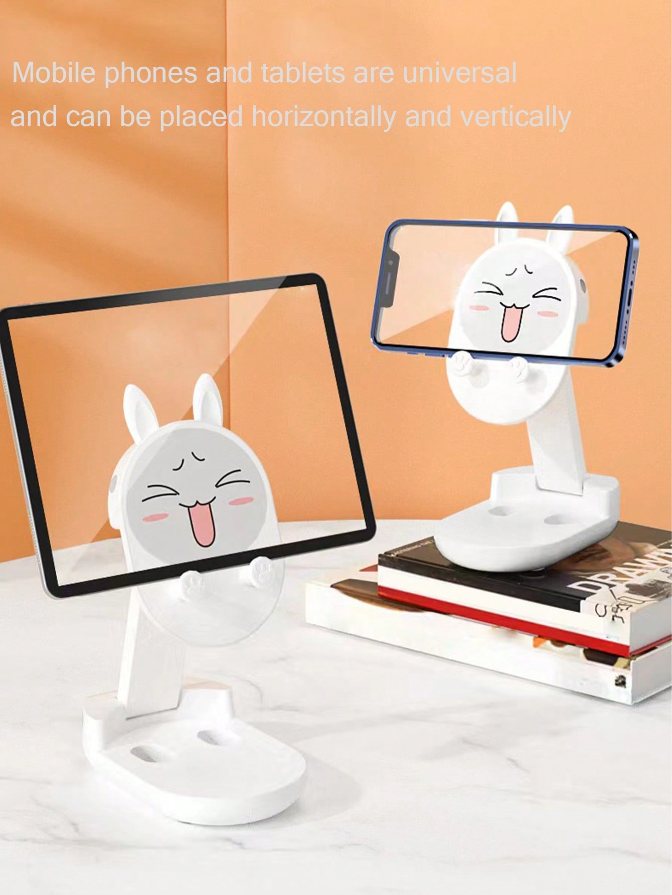 Tablet Accessories For Students - Desktop Phone Stand Cartoon Style Girly