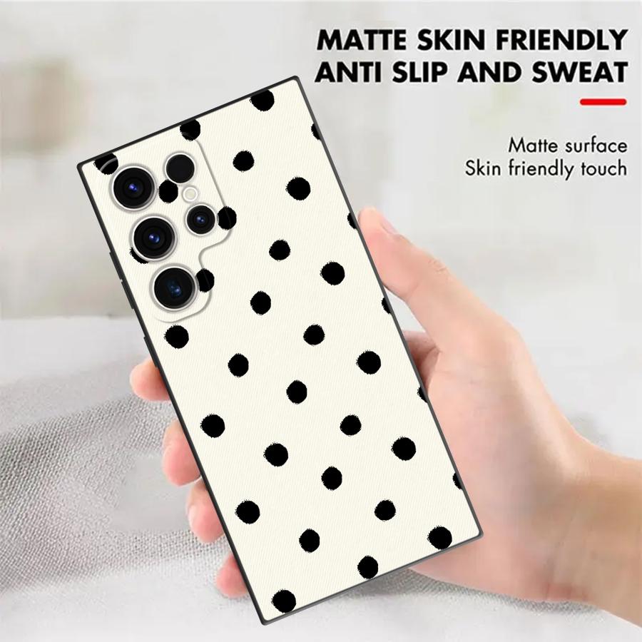 Retro Polka Dots Funda Phone C - Tablet S9 Fe Accessories recension och pris