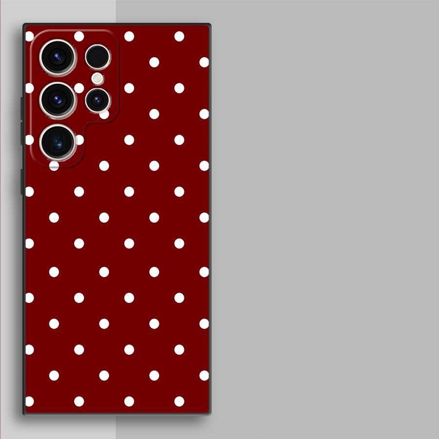 Retro Polka Dots Funda Phone C - Tablet S9 Fe Accessories recension och pris