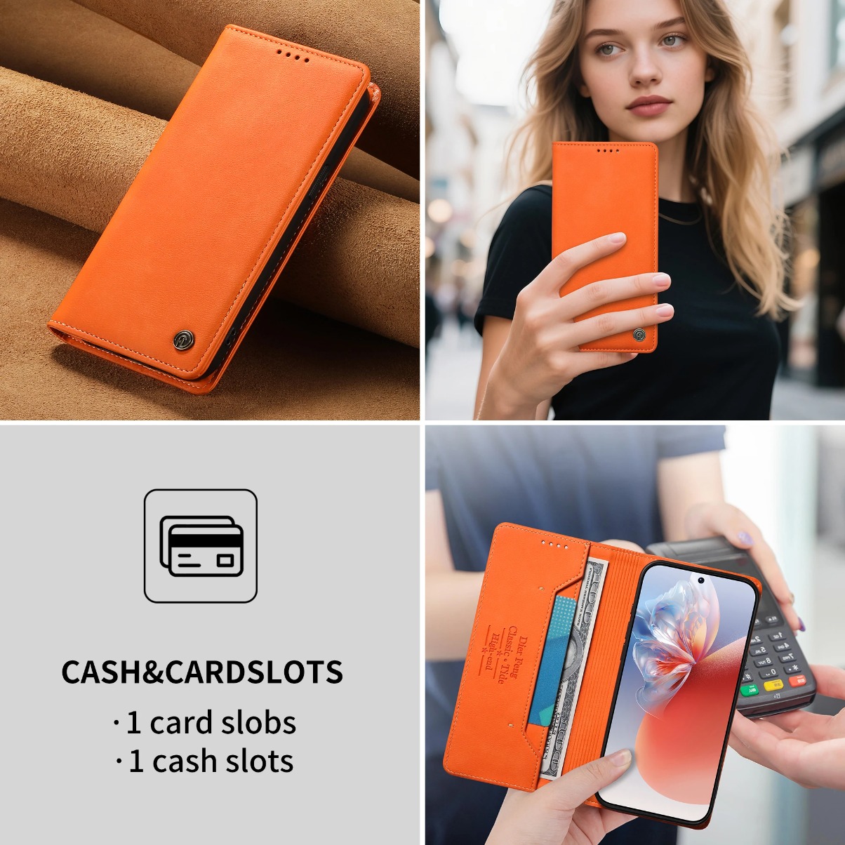 RFID Blocking Wallet Card Hold - Tablet S9 Fe Accessories recension och pris