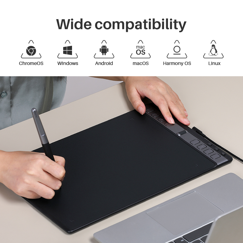 Huion Inspiroy 2 L 10.5x6.56 I - Graphic Tablet Accessories recension och pris