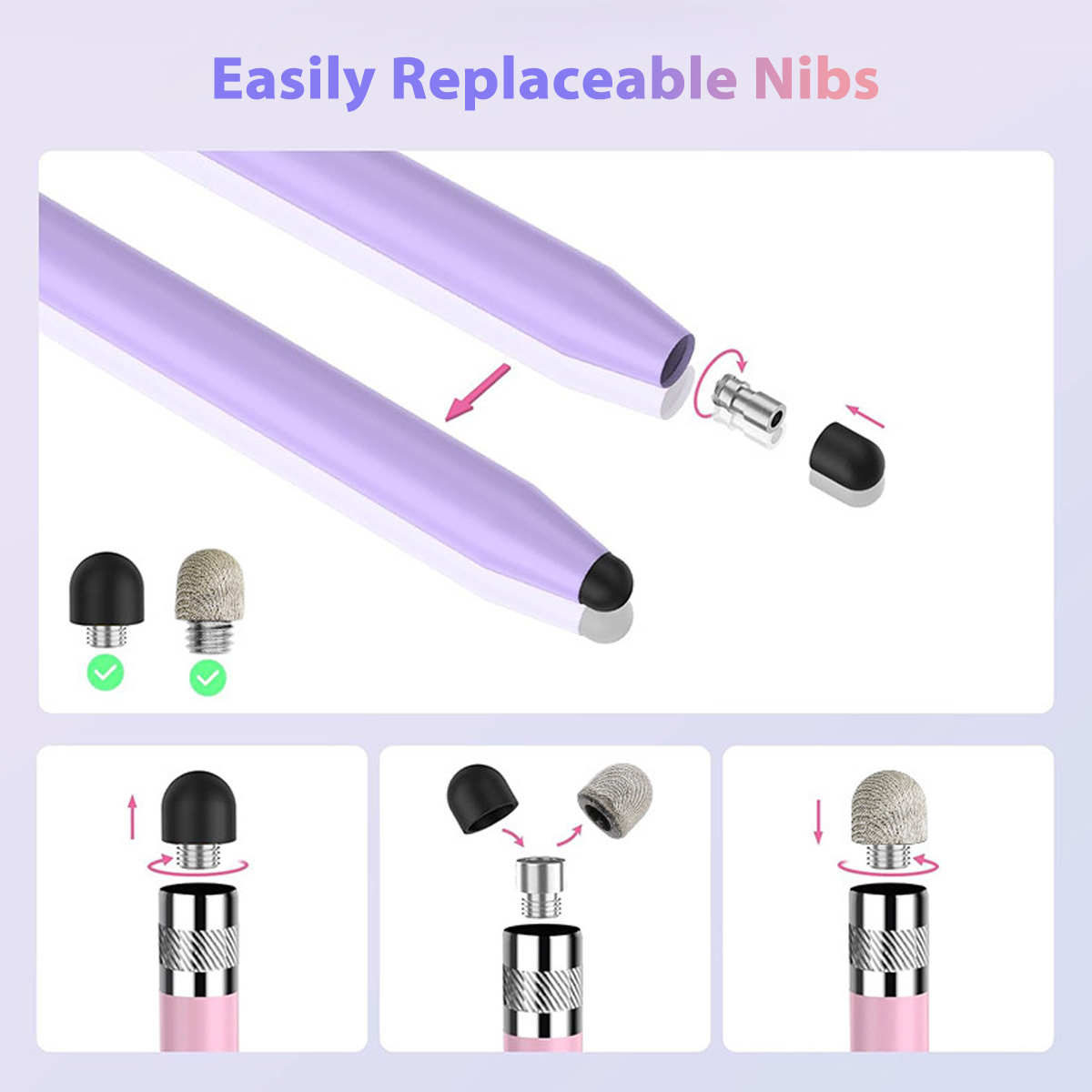 Universal 2 in 1 Stylus Pen fo - Tablet Accessories For Kids recension och pris