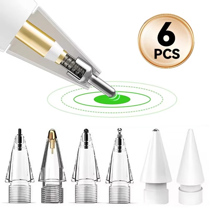 6 Pcs Replacement Pencil Tips  - Tablet Stylus Accessories recension och pris