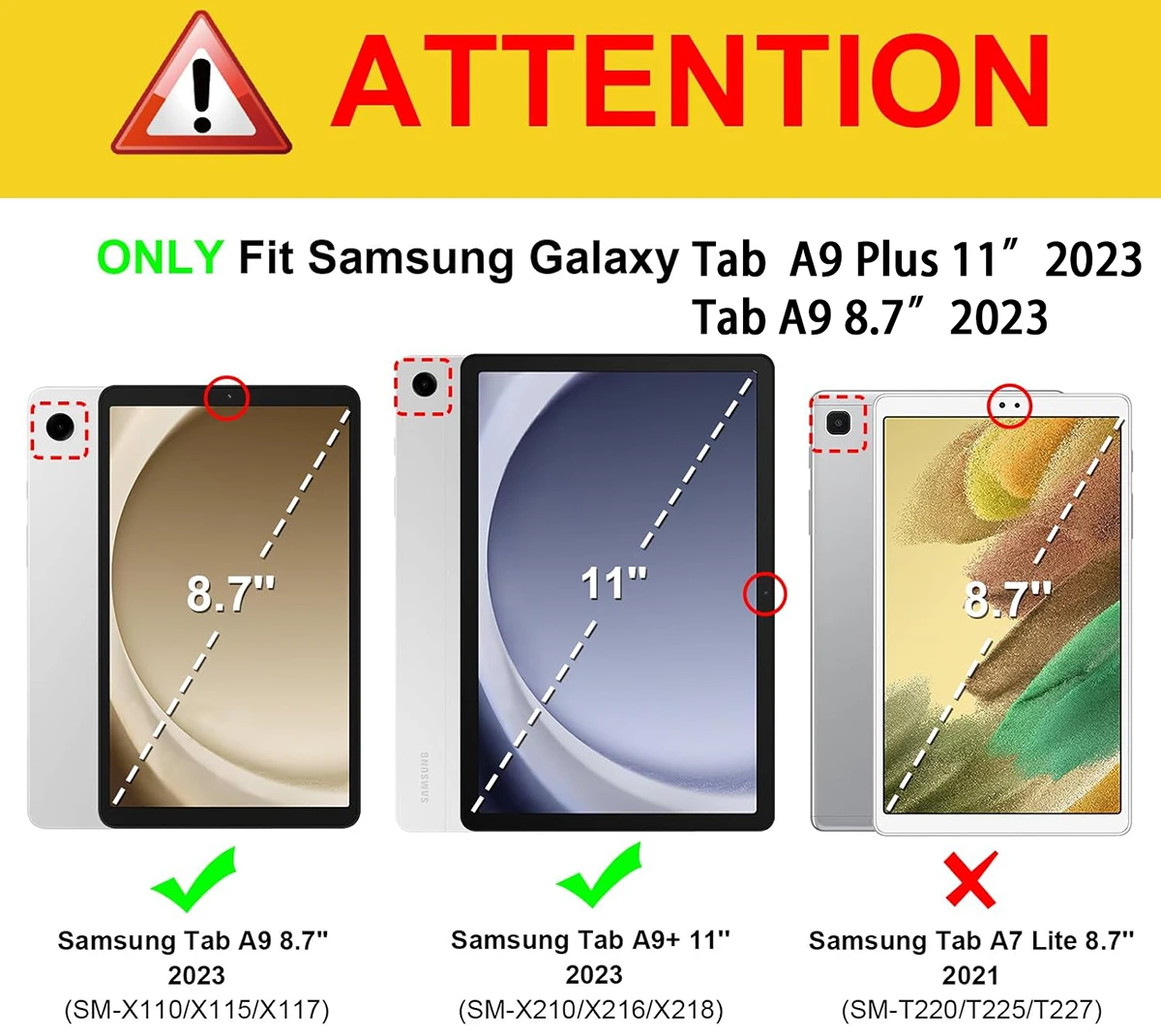 Rotating Case for Samsung Gala - Samsung Tablet A9 Accessories recension och pris