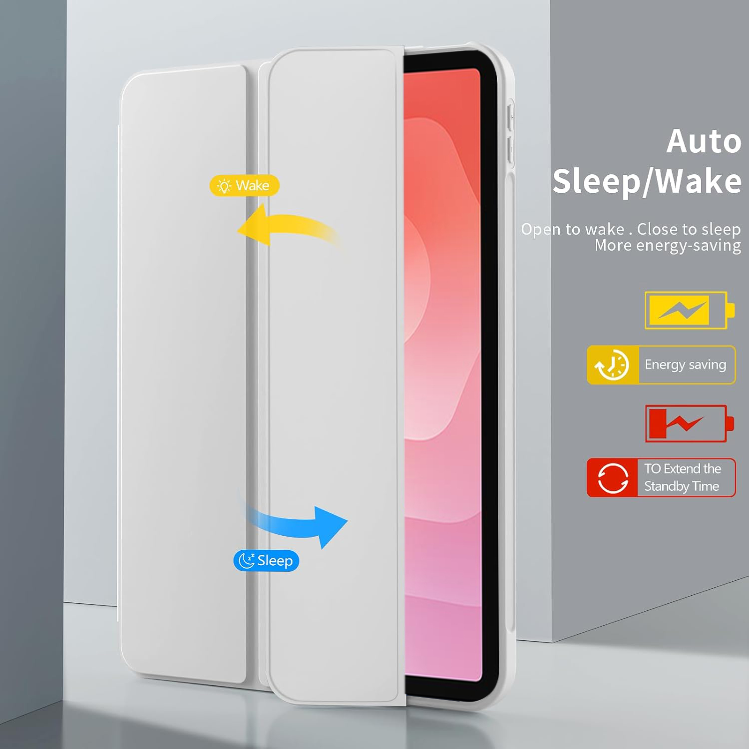 Tri-fold Flip Case For Samsung - Tablet Accessories Samsung recension och pris