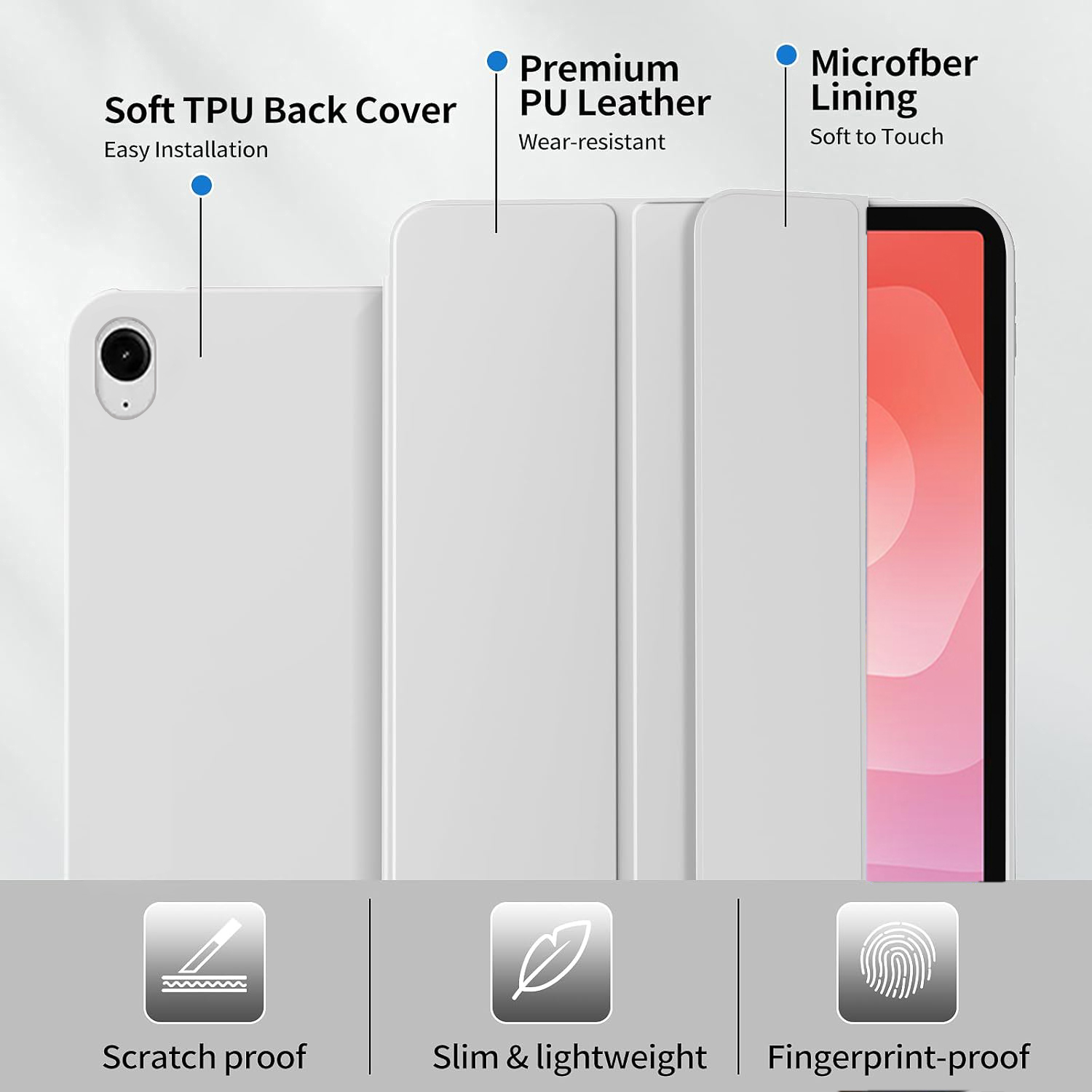 Tri-fold Flip Case For Samsung - Tablet Accessories Samsung recension och pris