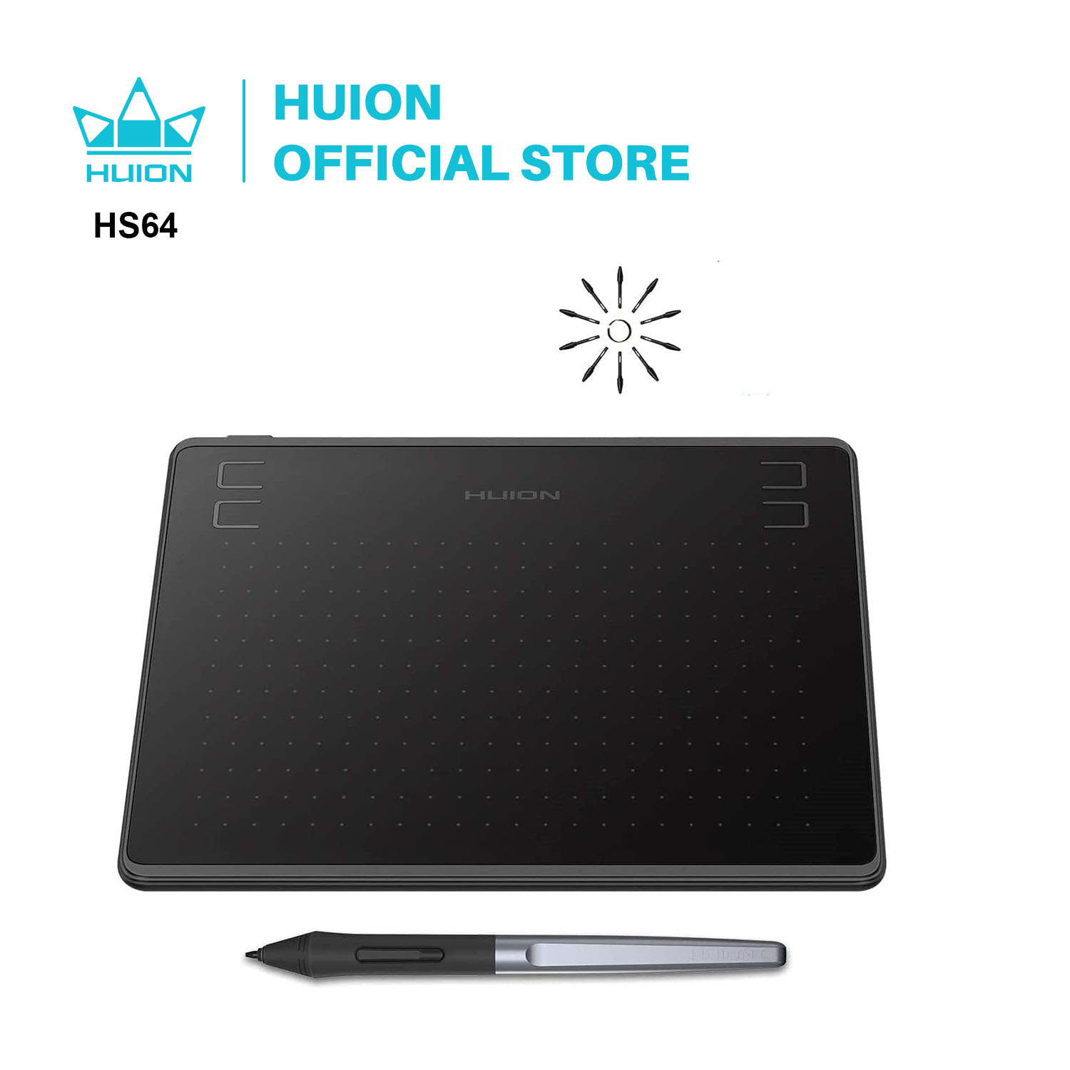 HUION HS64 6x4 Inches Graphic  - Graphic Tablet Accessories recension och pris