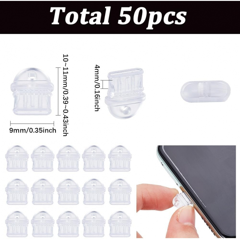 50Pcs Type C Anti Dust Plug Cl - Tablet Cover Accessories recension och pris