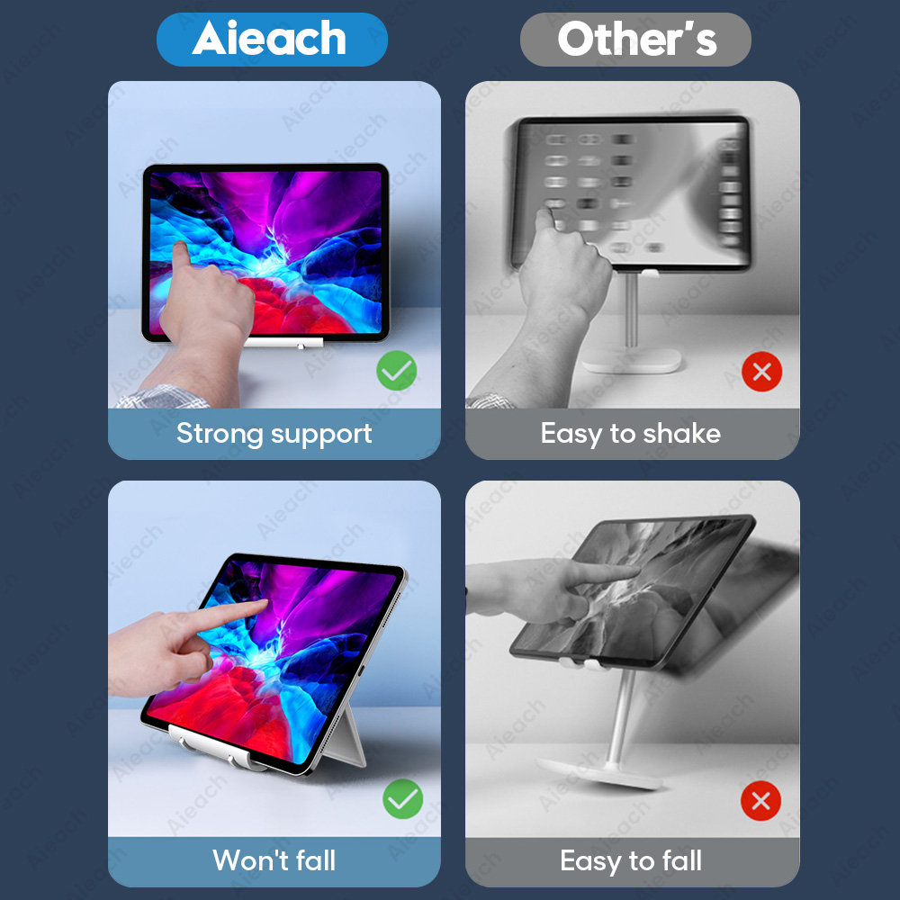 AIEACH Tablet Phone Stand iPad - Blackview Tablet Accessories recension och pris