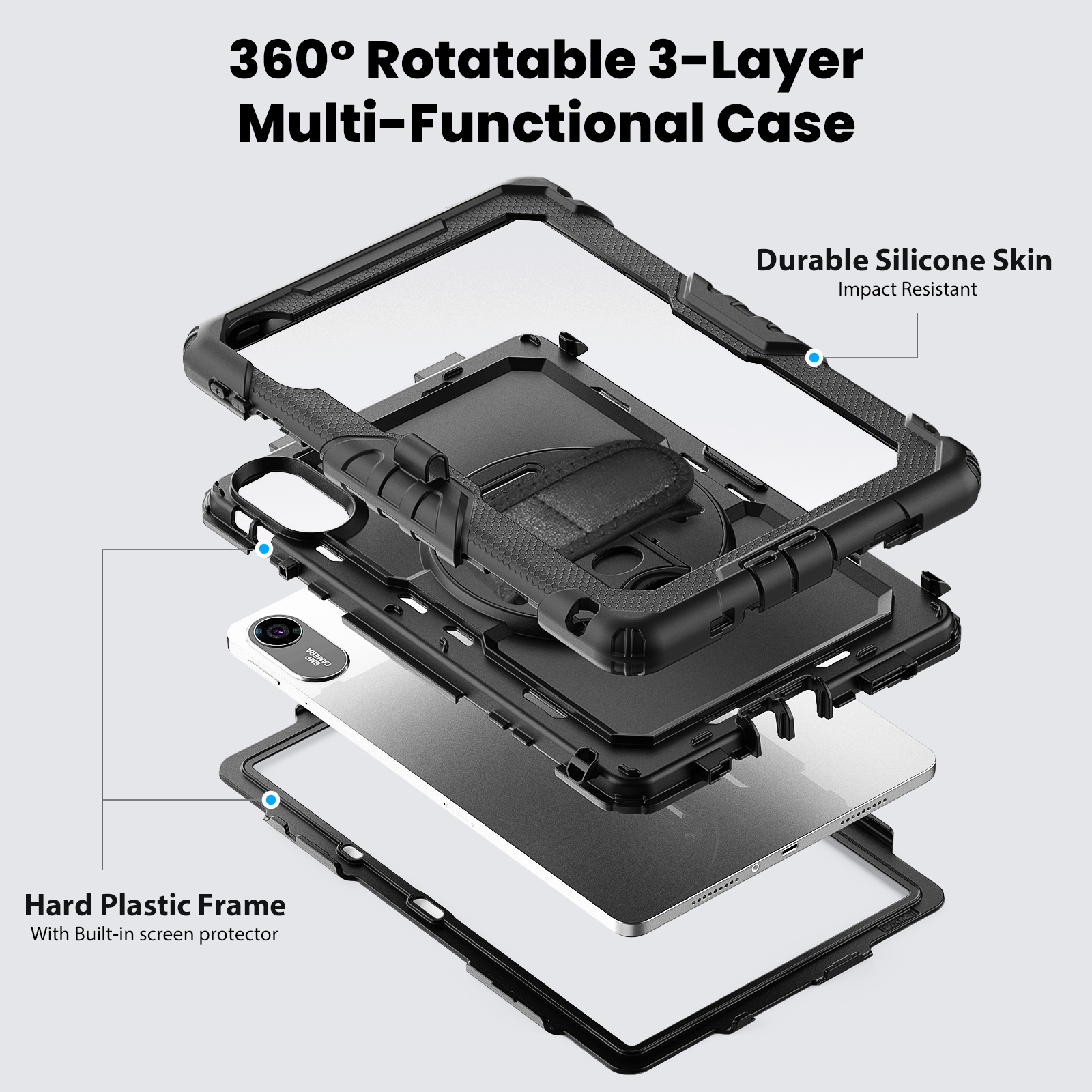 Heavy Duty Protective Case for - Blackview Tablet Accessories recension och pris