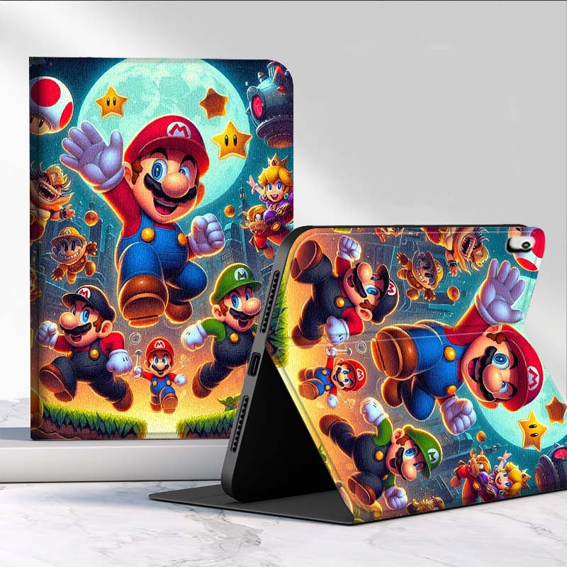Cartoon M-Marios Art For Samsu - Samsung Tablet A9 Accessories recension och pris