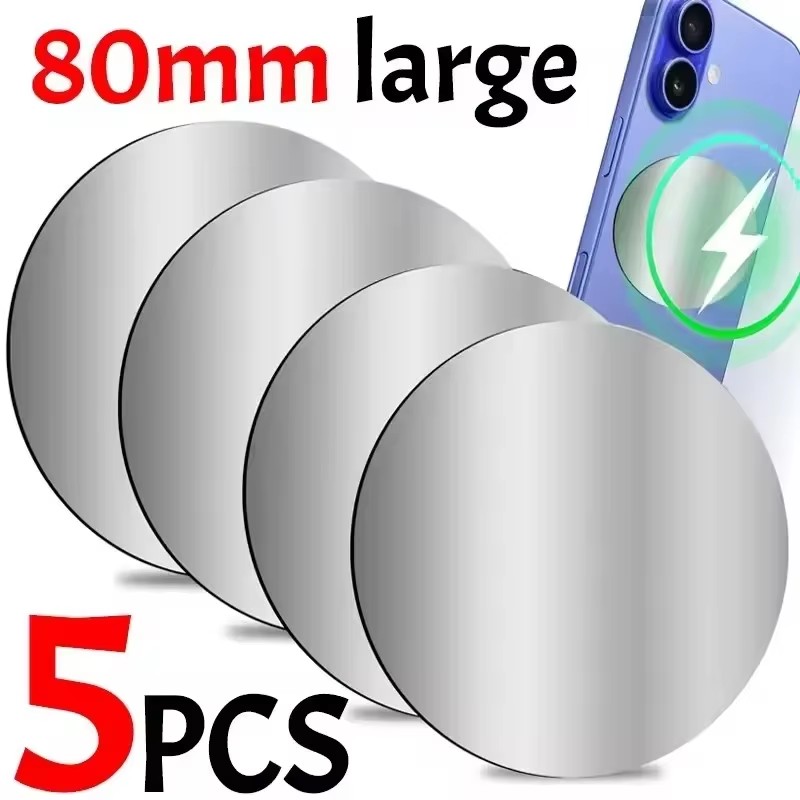 1-5PCS 8CM Magnetic Metal Plat - Car Accessories Tablet Holder recension och pris