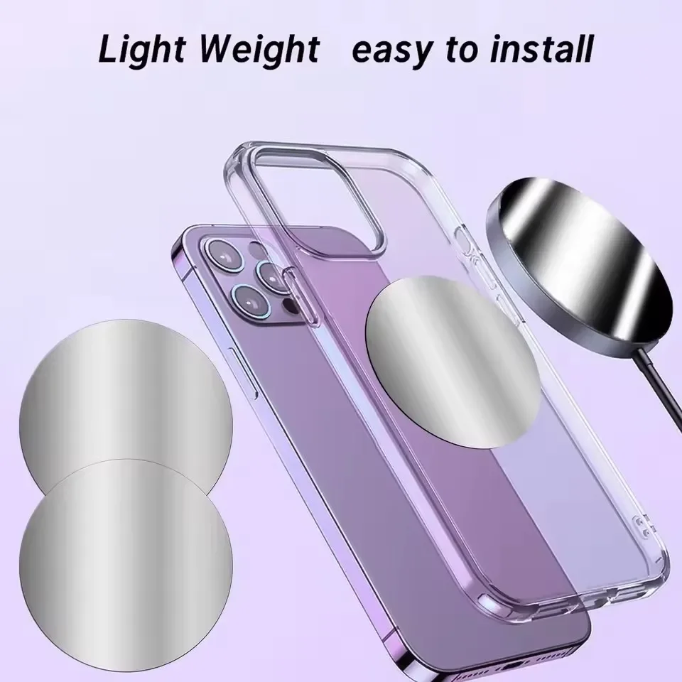 1-5PCS 8CM Magnetic Metal Plat - Car Accessories Tablet Holder recension och pris