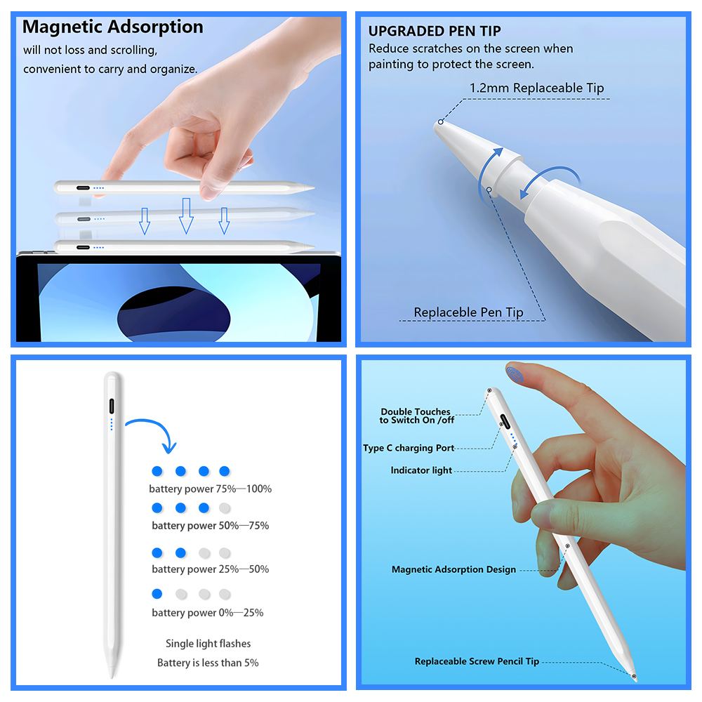 Stylus Pen For 2025 iPad Apple - Tablet Accessories For Kids recension och pris