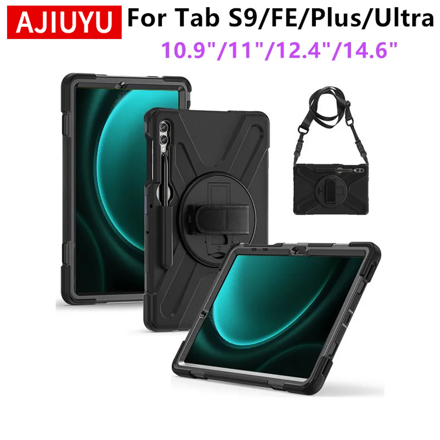 Heavy Duty Shockproof Case For - Samsung Tablet A9 Accessories recension och pris
