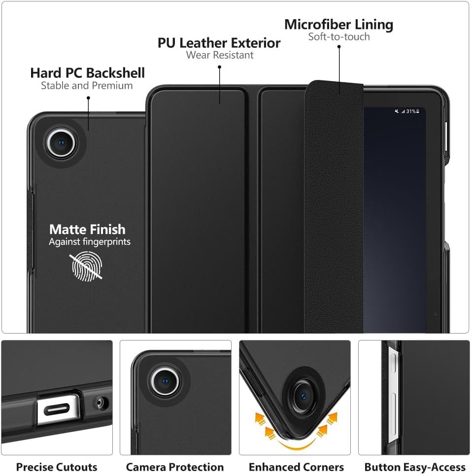 Tri-fold Flip Case For Samsung - Samsung Tablet A9 Accessories recension och pris