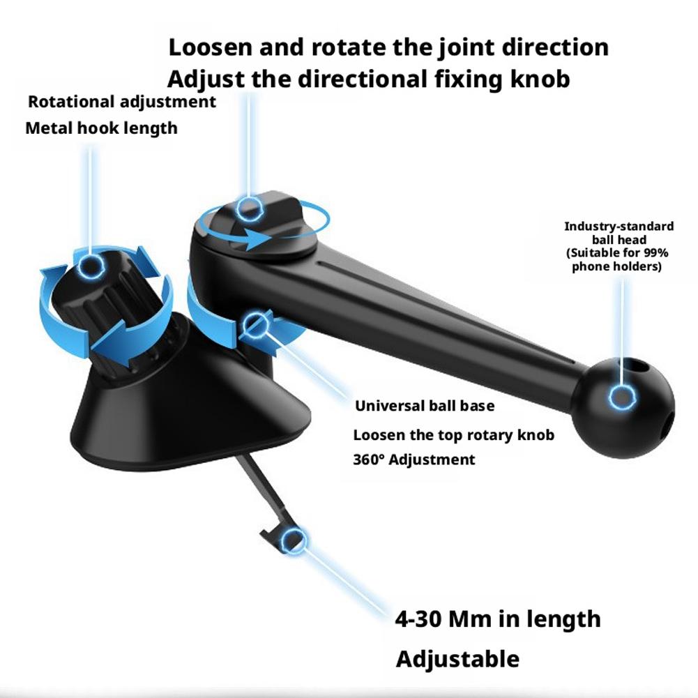 Universal 17mm Ball Head For C - Car Accessories Tablet Holder recension och pris