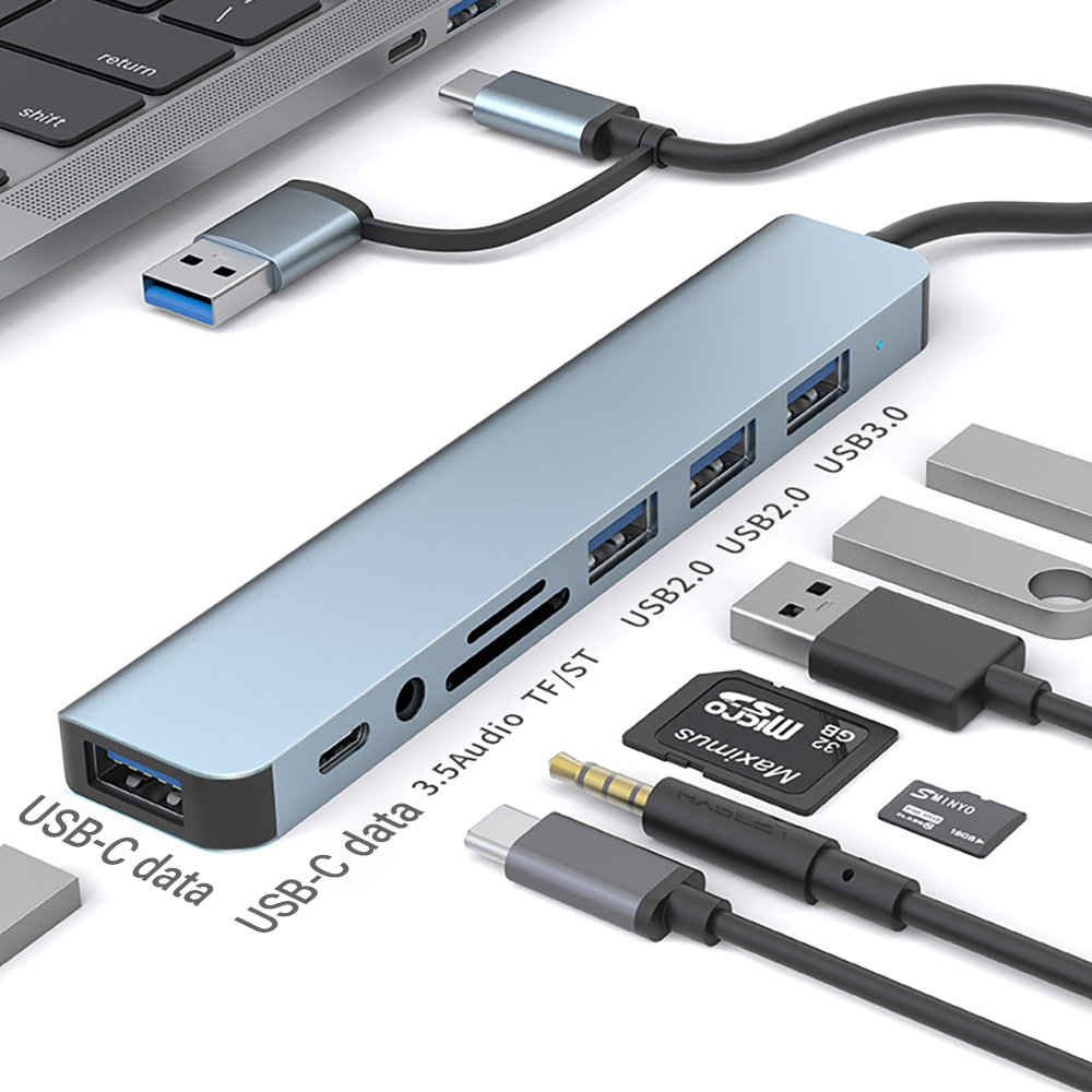 9-in-1 Dual Head USB Docking S - Tablet Accessories For Students recension och pris