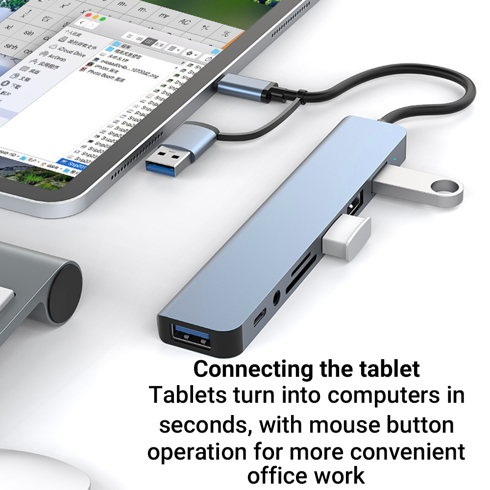 9-in-1 Dual Head USB Docking S - Tablet Accessories For Students recension och pris