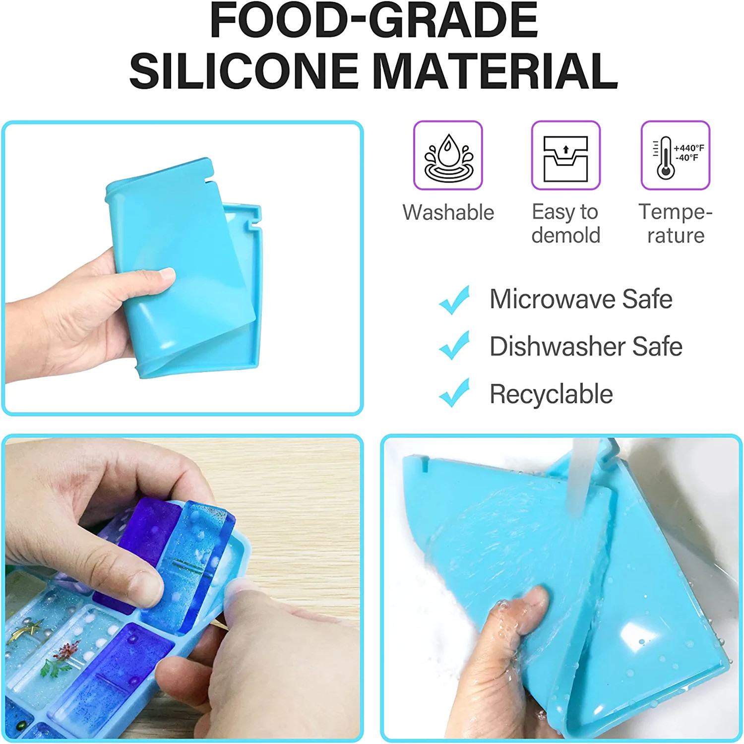 Domino Molds Silicone Epoxy Re - Tablet Accessories Kit recension och pris