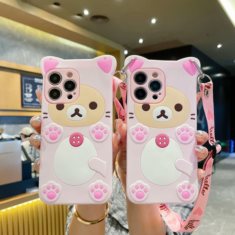 3D Cute Rilakkuma Bear For Sam - Tablet S9 Fe Accessories recension och pris